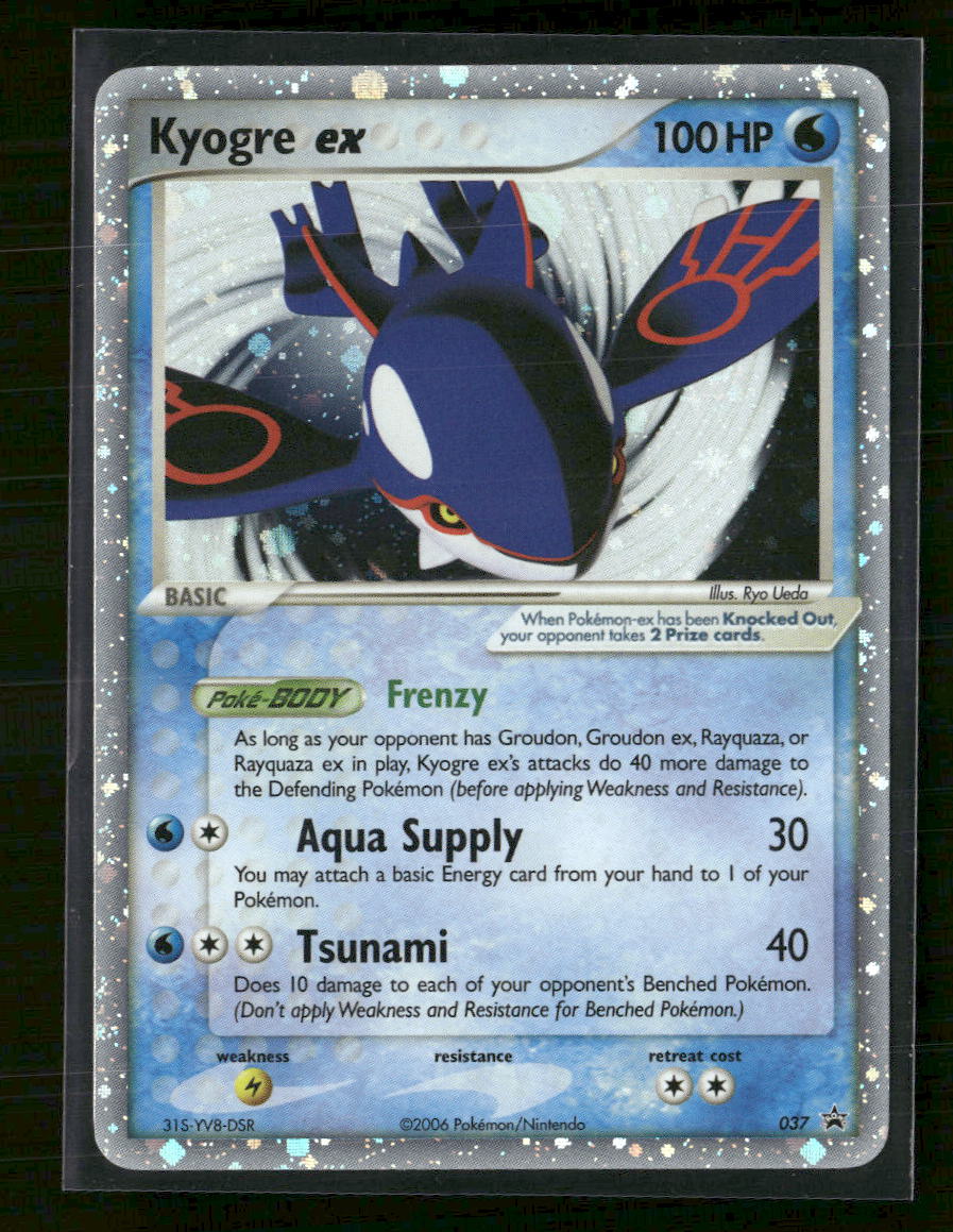 Nintendo Promos Kyogre ex #037