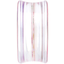 30mm Acrylic Pink Grandma's Wallpaper Flowered Saddle Plug