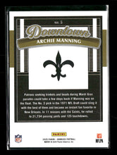 2025 Donruss Downtown! Archie Manning #5