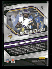 2025 Panini Prizm Red Shimmer Justin Jefferson #/49 #81