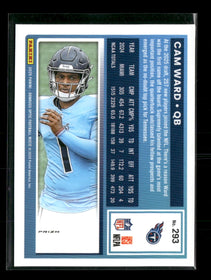 2025 Donruss Optic Blue Hyper Cam Ward Rookie #293