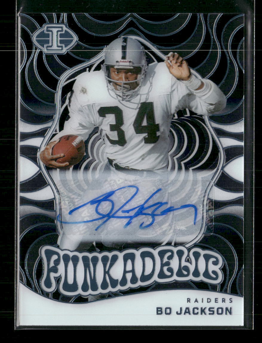 2023 Panini Illusions Funkadelic Signatures Black Bo Jackson #/15 Auto #2