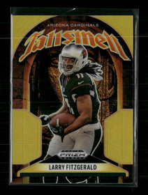 2025 Panini Prizm Black Gold Talisman /10 Larry Fitzgerald #9