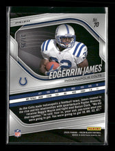 2025 Panini Prizm Black Prizms Blue Shimmer FOTL Edgerrin James #/35 #70