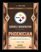 2025 Panini Phoenix Phoenician Penmanship Winter Prizm Darnell Washington #/149