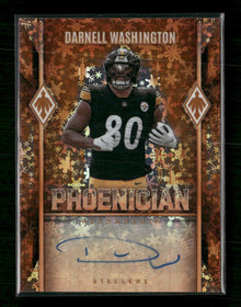 2025 Panini Phoenix Phoenician Penmanship Winter Prizm Darnell Washington #/149