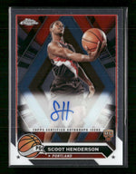 2023-24 Topps Chrome Autographs Scoot Henderson Auto #CG-SH