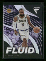 2022-23 Panini Flux Fluid Silver LeBron James #10