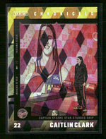 2025 Panini Caitlin Clark Chronicled Yellow Cubic Caitlin Clark #41