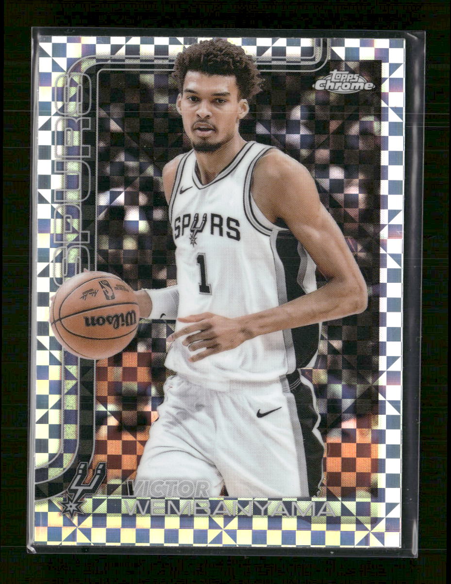 2025-26 Topps Chrome X-Fractor Victor Wembanyama #221