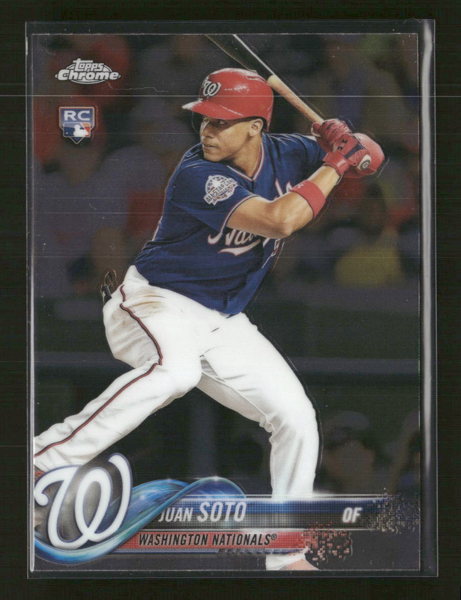 2018 Topps Chrome Update Juan Soto Rookie #HMT55