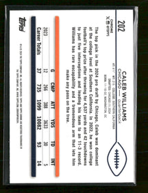 2024 Topps Chrome X-Fractor Caleb Williams Rookie #202