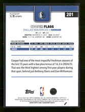 2025-26 Topps Cooper Flagg Rookie #201