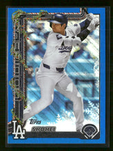 2025 Topps Holiday Blue Metallic Glitter Holiday Shohei Ohtani #H200