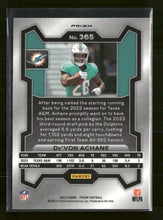 2023 Panini Prizm Green De'Von Achane #365