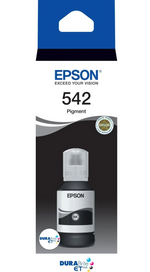 New, Pre-Owned - Epson T542 Standard Yield Black Ink Bottle, T542120
