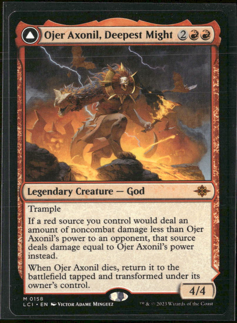 The Lost Caverns of Ixalan Ojer Axonil, Deepest Might #158