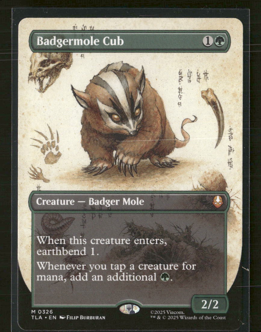 Avatar: The Last Airbender Badgermole Cub (Borderless) #326