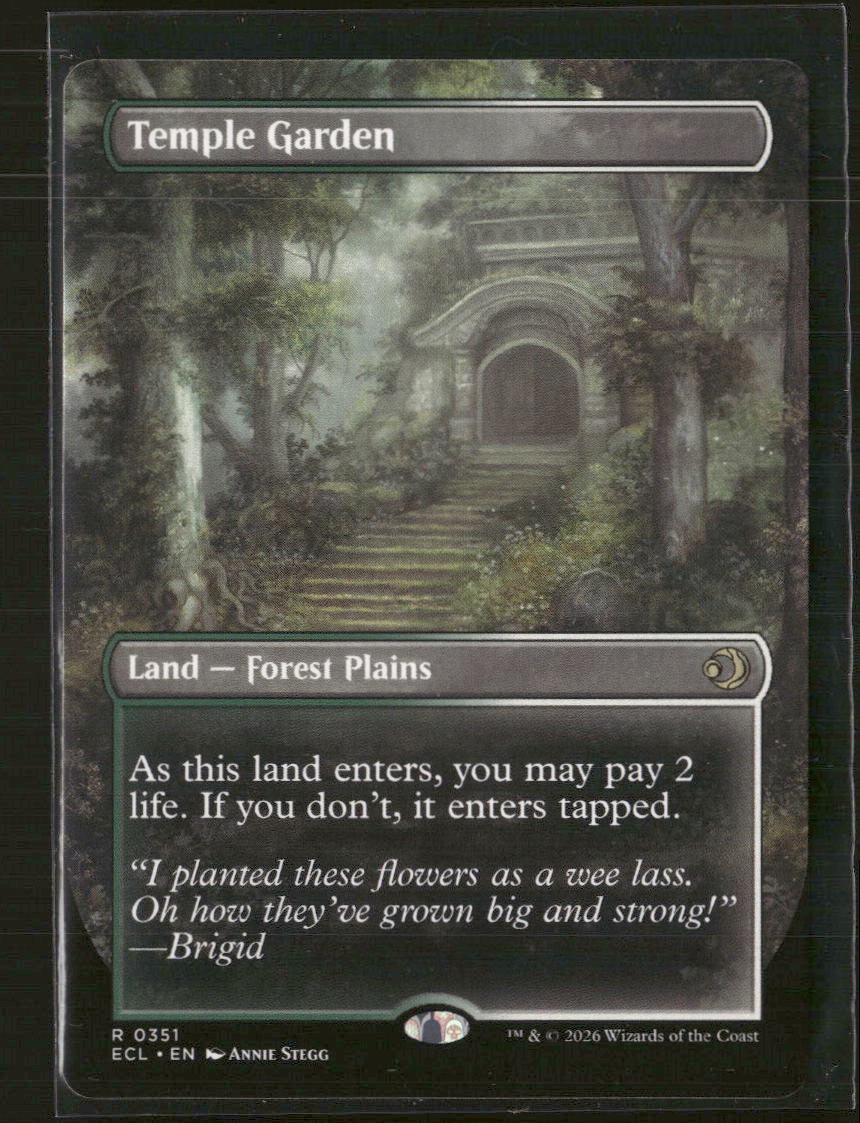 Lorwyn Eclipsed Temple Garden (Borderless) #351