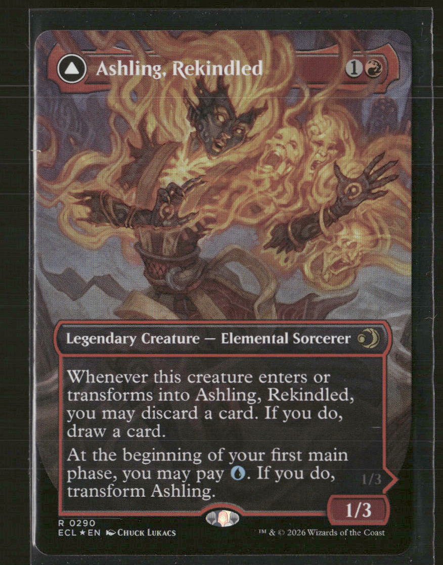 Lorwyn Eclipsed Ashling, Rekindled (Borderless) #290