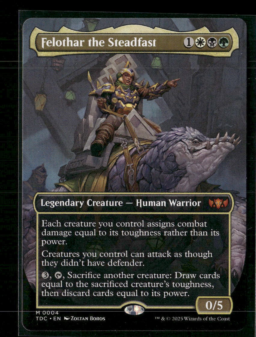 Commander: Tarkir: Dragonstorm Felothar the Steadfast (Borderless) #4