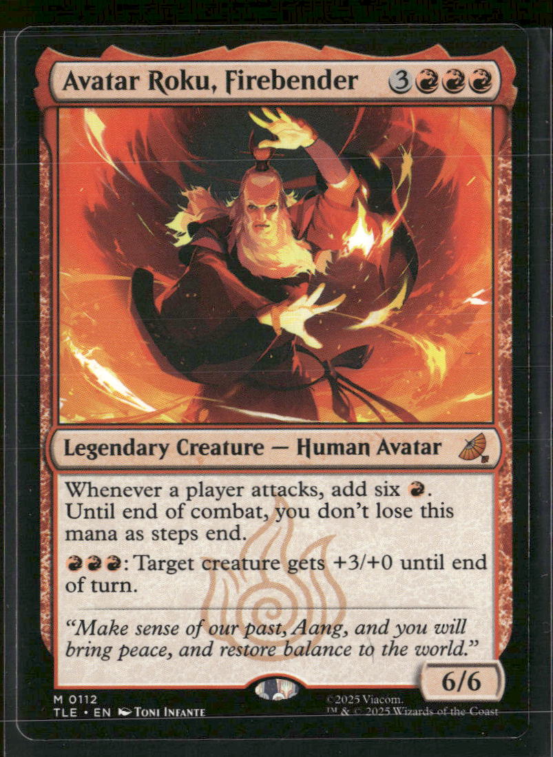Avatar: The Last Airbender: Eternal-Legal Avatar Roku, Firebender #112