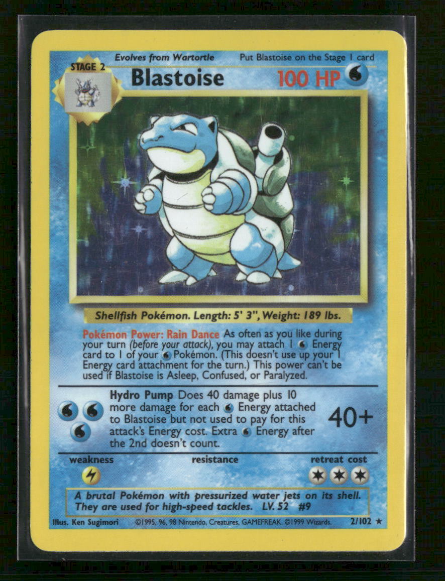 Base Set Blastoise #002/102