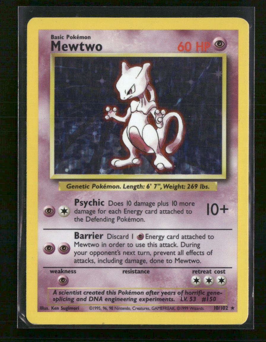 Base Set Mewtwo #010/102