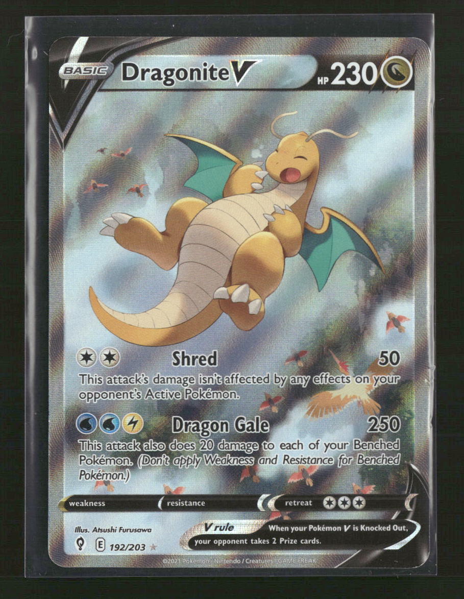SWSH07: Evolving Skies Dragonite V (Alternate Full Art) #192/203