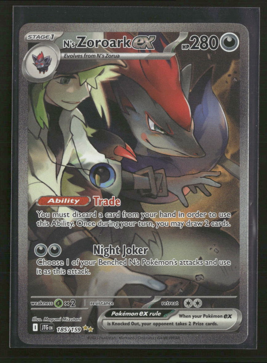 SV09: Journey Together N's Zoroark ex #185/159