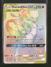 SM - Unified Minds Mewtwo & Mew GX (Secret) #242/236