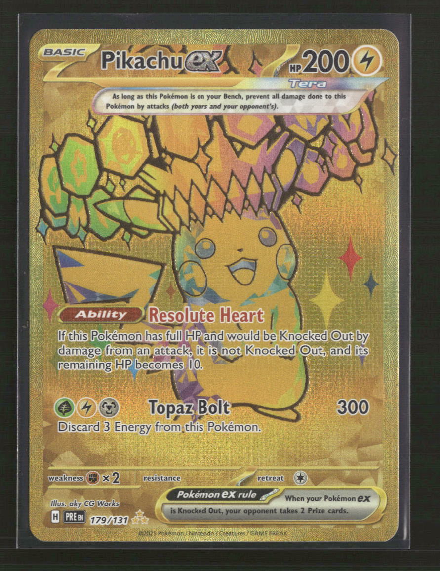 SV: Prismatic Evolutions Pikachu ex #179/131