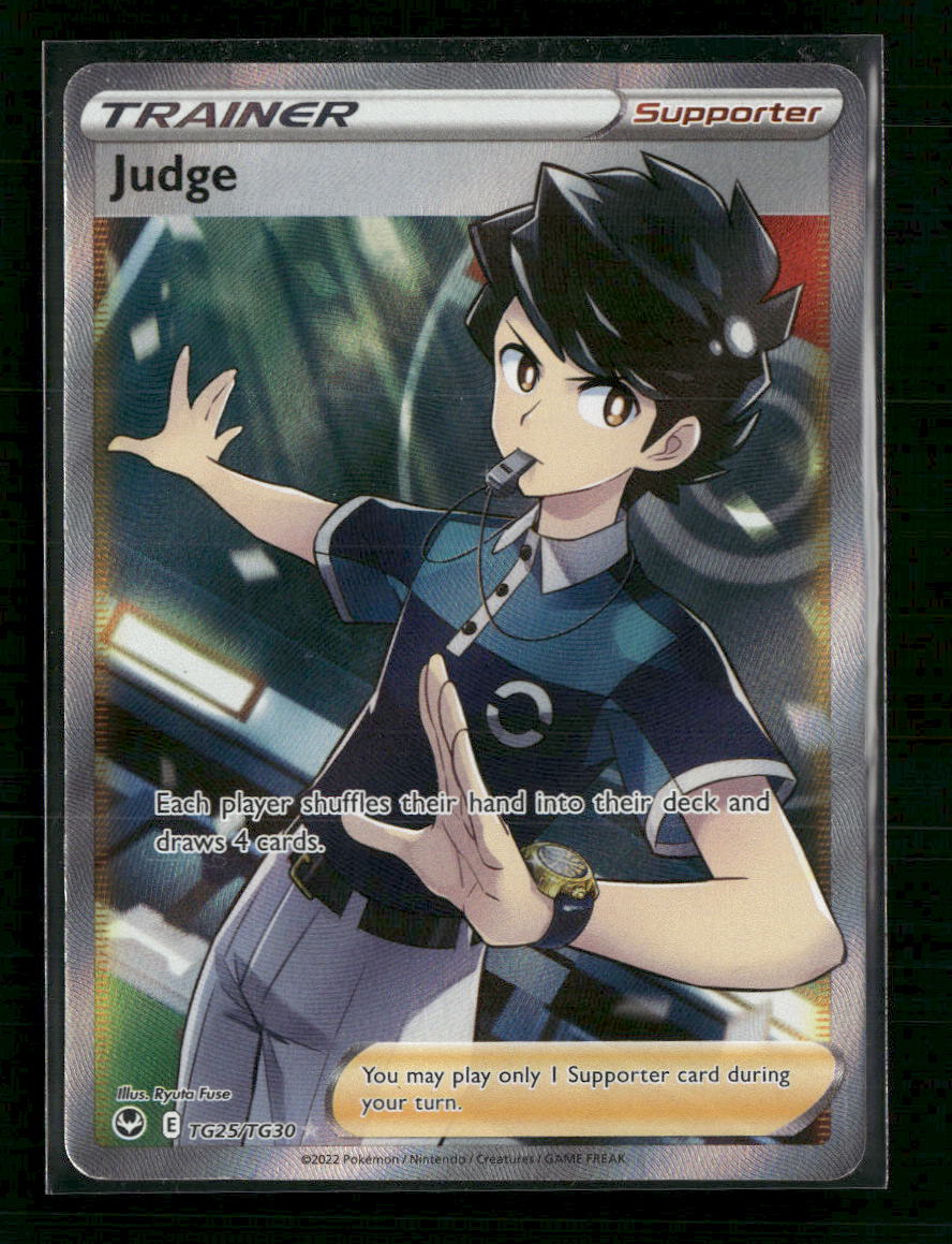 SWSH12: Silver Tempest Trainer Gallery Judge Damaged #TG25/TG30