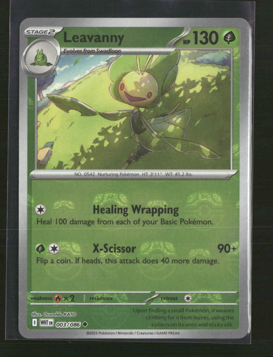 SV: White Flare Leavanny (Master Ball Pattern) #003/086