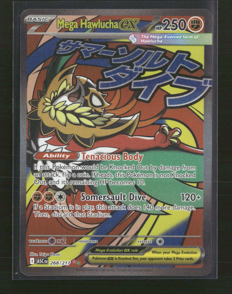 ME: Ascended Heroes Mega Hawlucha ex #268/217