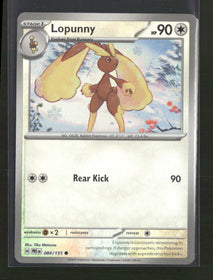 SV: Prismatic Evolutions Lopunny (Master Ball Pattern) #084/131