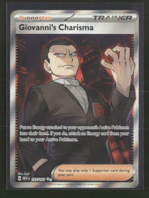 SV: Scarlet & Violet 151 Giovanni's Charisma #197/165