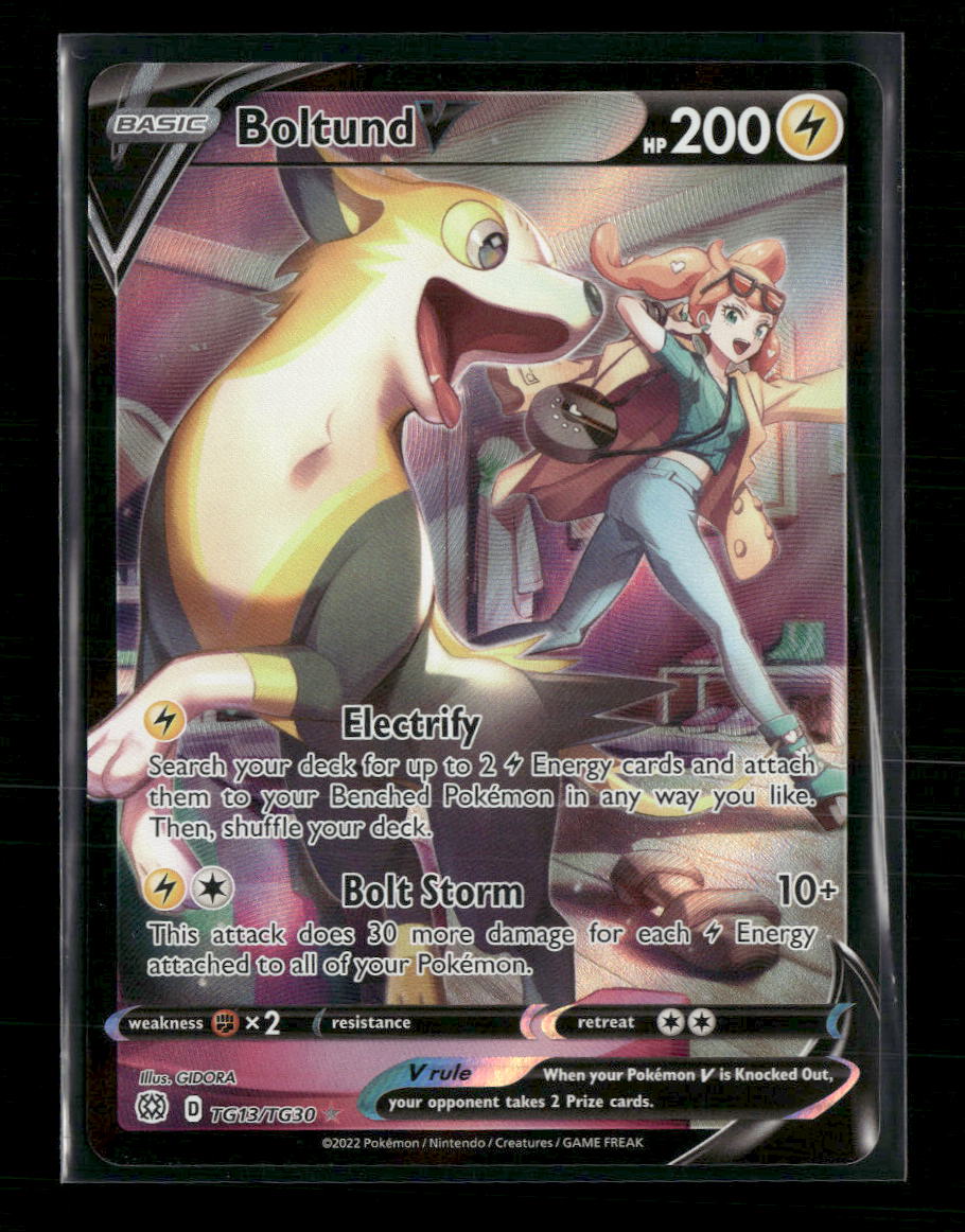 SWSH09: Brilliant Stars Trainer Gallery Boltund V #TG13/TG30