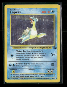Fossil Lapras (10) Damaged #10/62