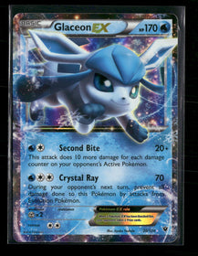 XY - Fates Collide Glaceon EX Damaged #20/124