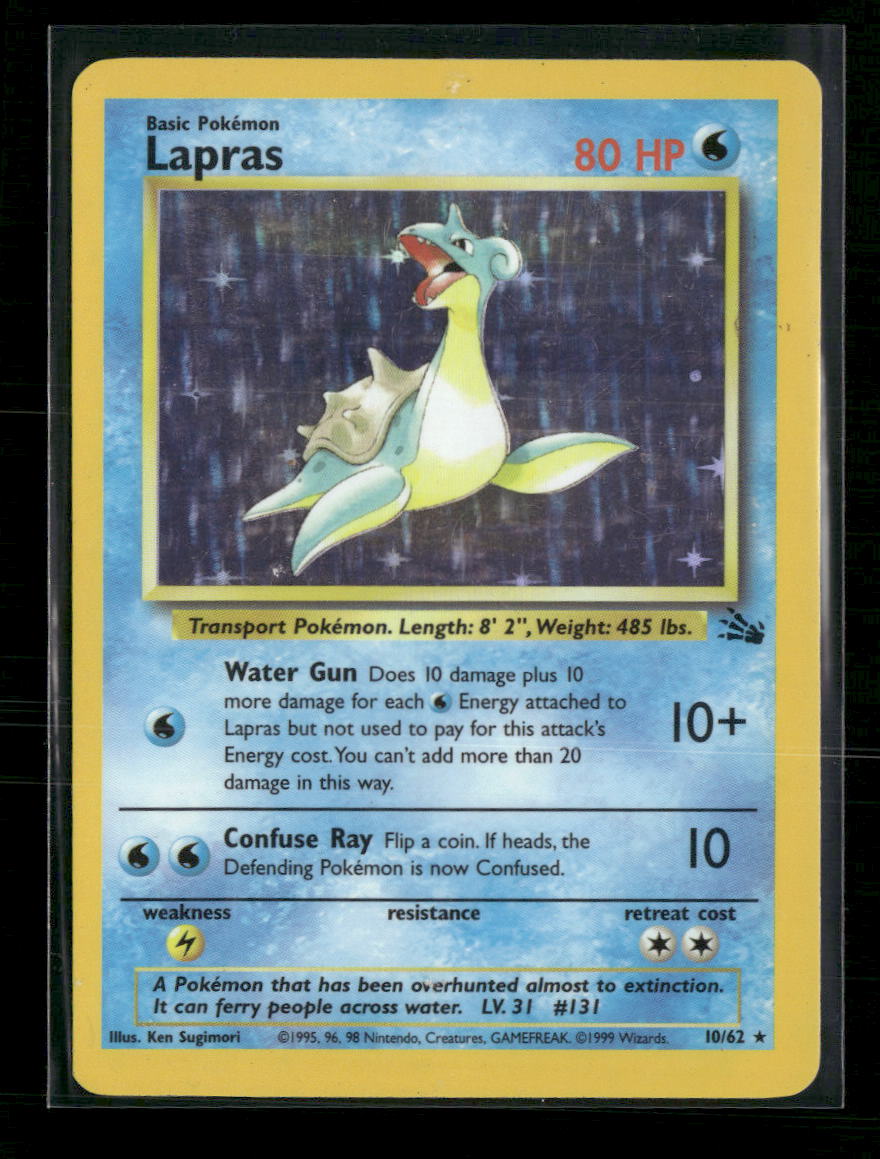 Fossil Lapras (10) #10/62