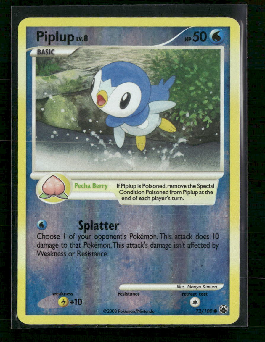 Majestic Dawn Piplup (72) Reverse Holo #72/100
