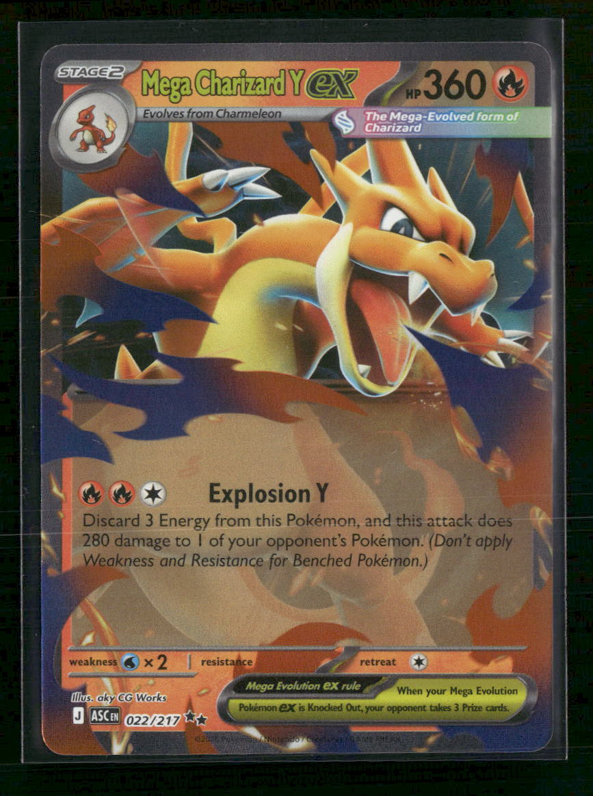 ME: Ascended Heroes Mega Charizard Y ex #022/217