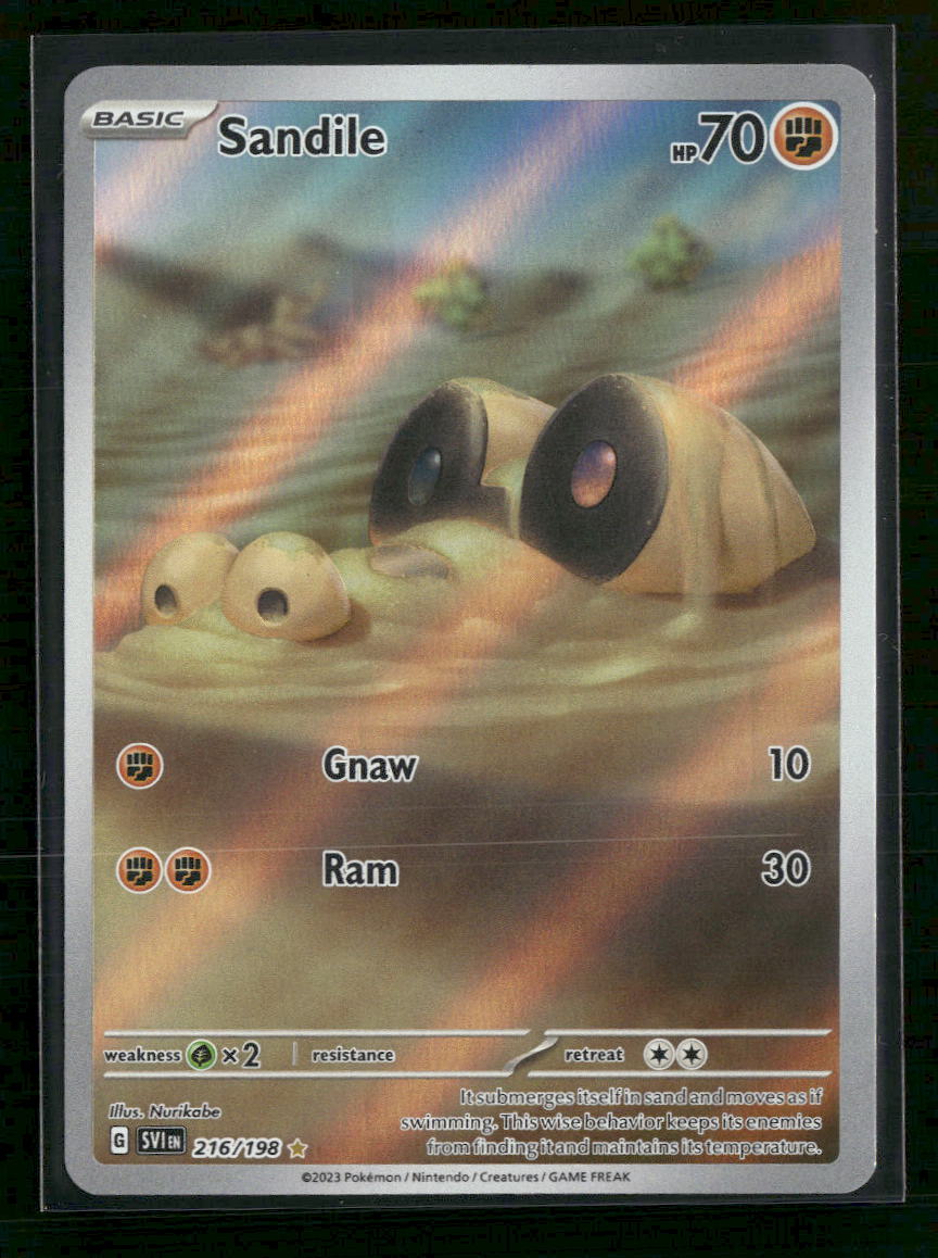 SV01: Scarlet & Violet Base Set Sandile #216/198