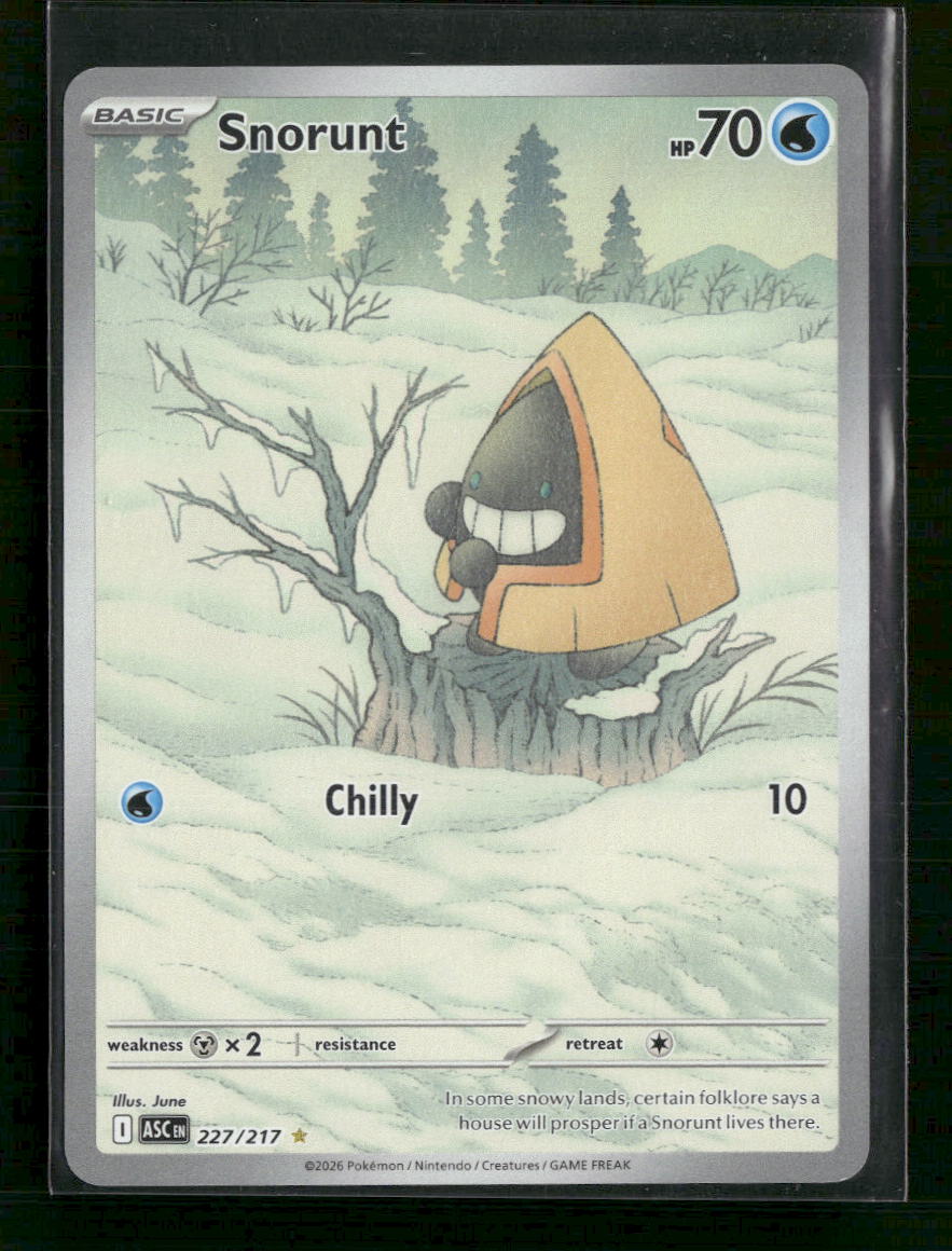 ME: Ascended Heroes Snorunt #227/217
