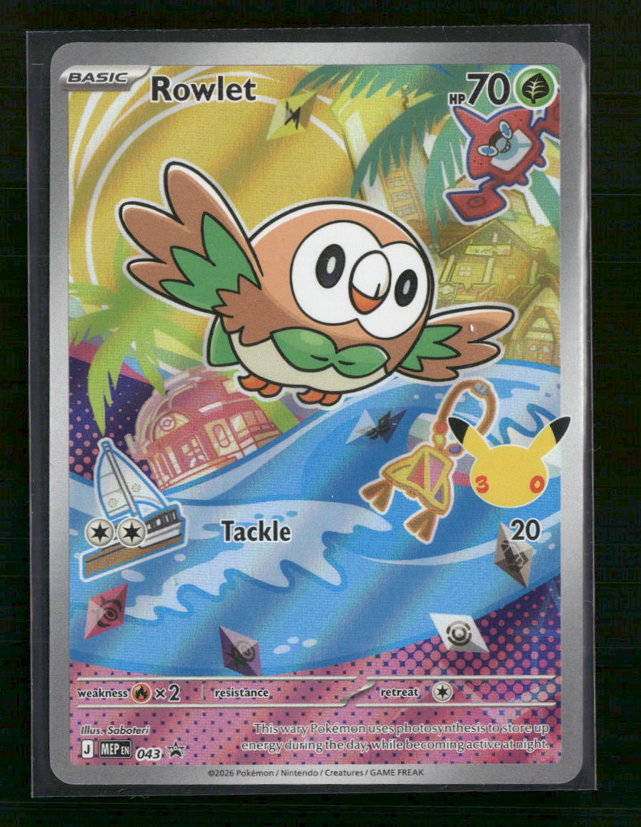 ME: Mega Evolution Promo Rowlet #043