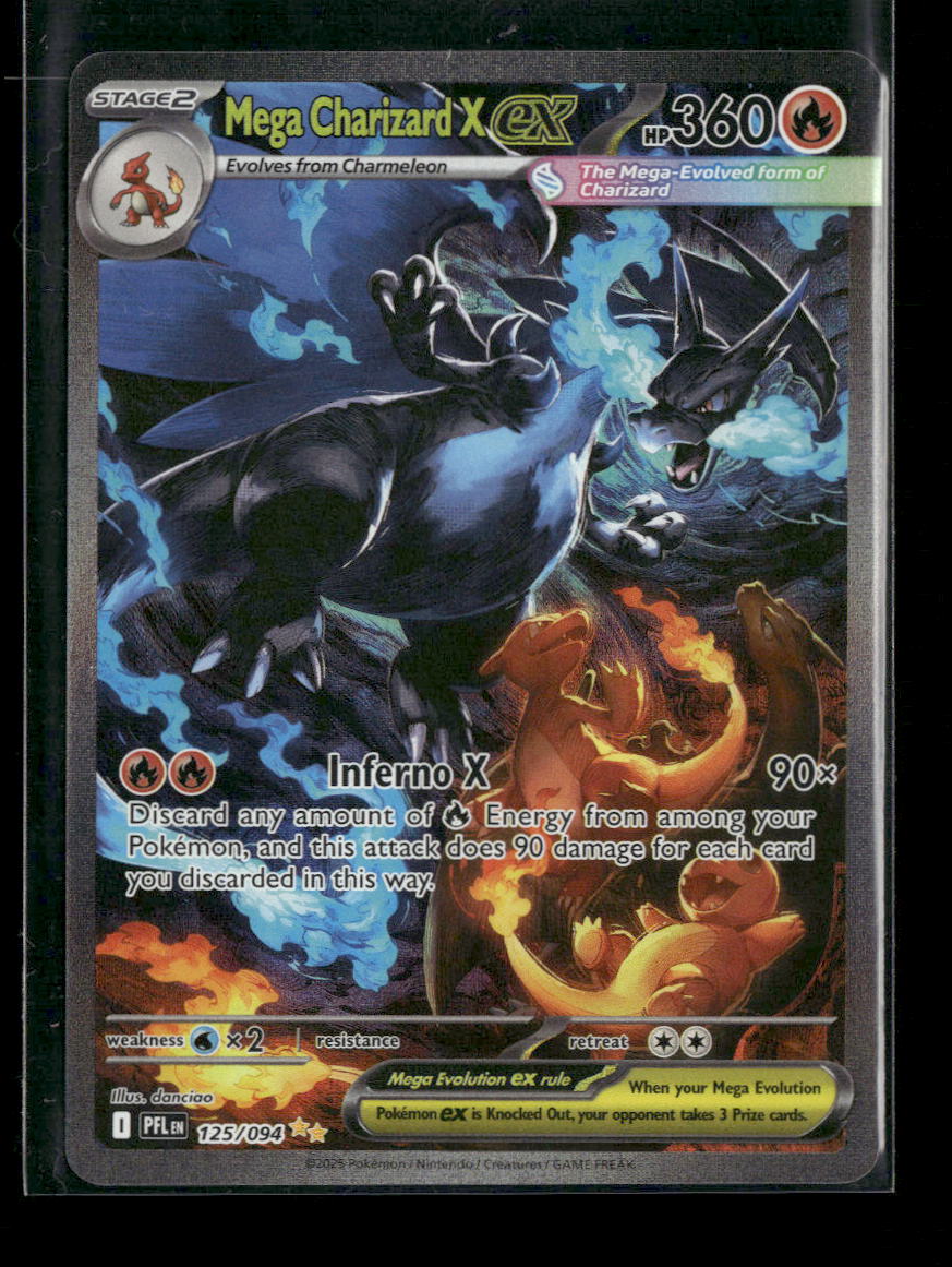 ME02: Phantasmal Flames Mega Charizard X ex #125/094