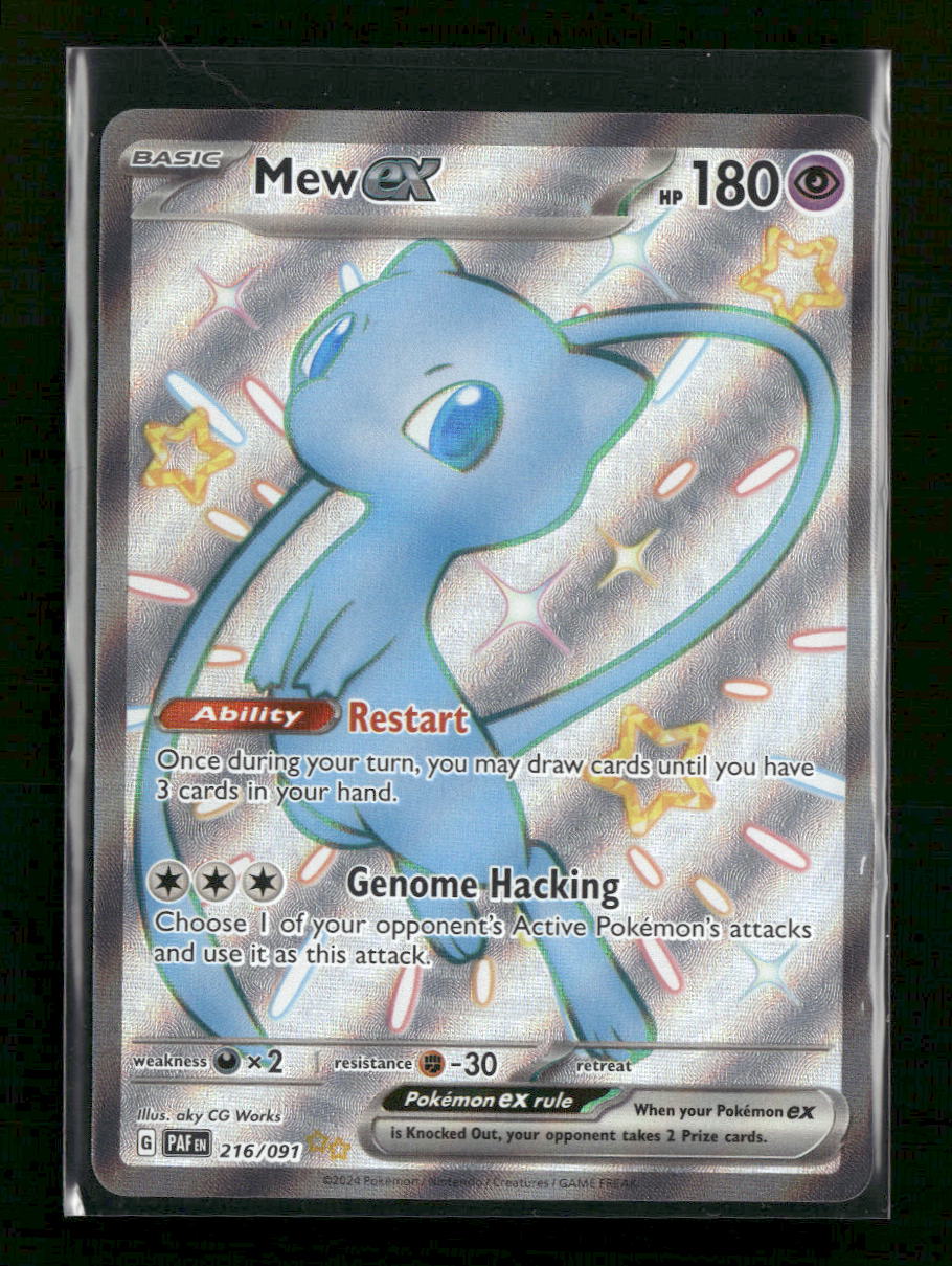 SV: Paldean Fates Mew ex #216/091