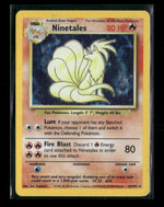 Base Set Ninetales #012/102 *Damaged*