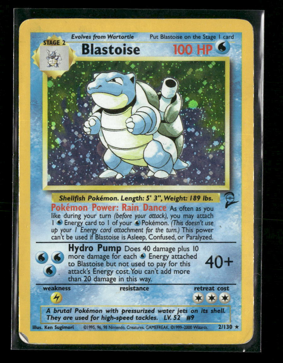 Base Set 2 Blastoise #002/130 *Damaged*